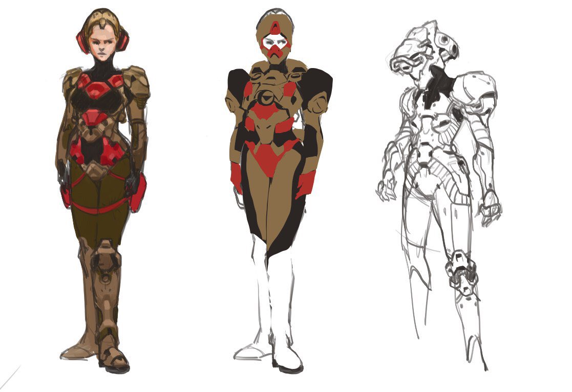 SantiagoOcampo's tweet photo. Back to #conceptart 

#scifi #art #sketch #mecha https://t.co/yUqkrBC8Yz