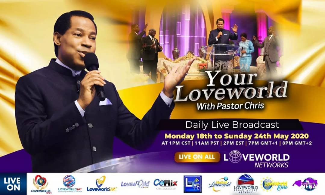 ChristEmbassy01's tweet photo. Your LoveWorld Is Here To Stay!!!
Phase 6 SHOWING daily from Mon 18th - Sun 24th May 👇
https://t.co/lnRnR0szA7
#Sharethispost
#NotNoButSafeTechnology
#ScripturesUnfolding
#ChristIsComingAgain
#YourLoceWorld
#GospelActivist
#GospelUnappologetics https://t.co/wlBQsAichD