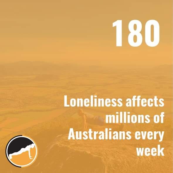 jenp281's tweet photo. Around 1.80 million Australians over the age of 15 feel they have insufficient social support, and one in four of us are feeling lonely three or more times per week. Loneliness doesn’t necessarily go away if we are surrounded by people.
#pushforbetter 
#2020pushupchallenge https://t.co/0psp4qRXmS