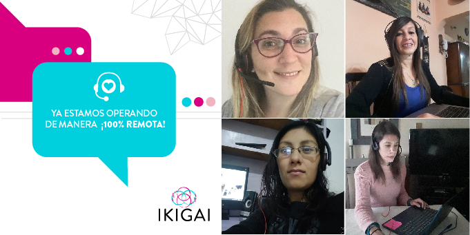 📢#Ikigai ya tiene 4 puestos de #ContactCenter operando por #teletrabajo. Estamos orgullosos de contar con el equipamiento para ofrecer todos nuestros servicios, y principalmente #ContactCenter 100% remotos, y así abrirle camino y potenciar a nuestros clientes.