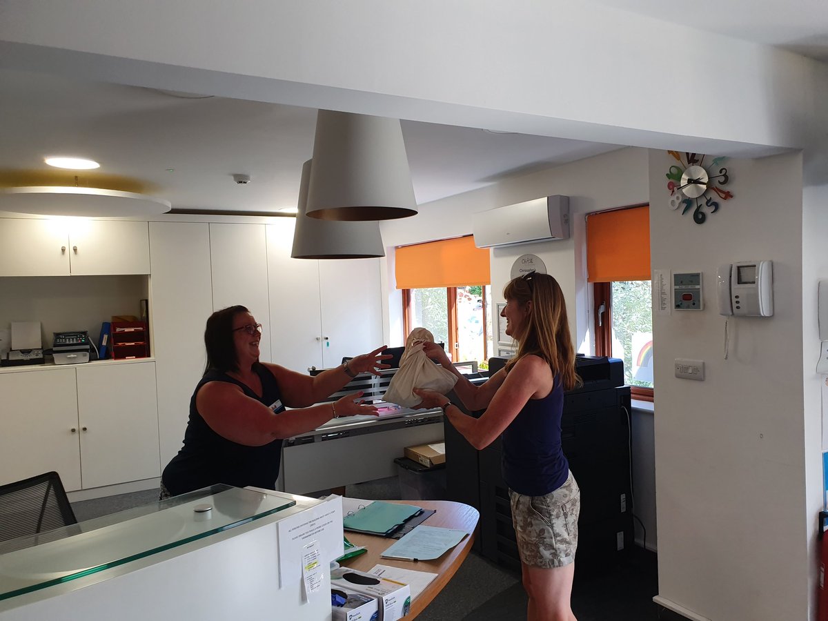 just_retiring's tweet photo. Very proud of my missus - handing over a significant amount of £££ to @SSChospices #Christophers #Guildford #Surrey.
Raised by selling plants from our front garden to the good people of #Godalming during lockdown.
Such a great cause. 
Thanks to everyone who contributed. https://t.co/HoZBDd2ife