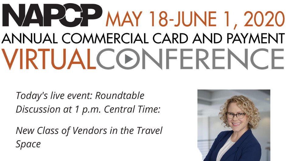 NAPCP_org's tweet photo. Live virtual event today, 1 p.m. Central: Roundtable discussion about the new class of vendors in the travel space: Ride shares, scooter programs, #UberEats #DoorDash. Facilitated by Alison Anders, Charles Schwab https://t.co/yjht9AsqGW #NAPCP_org Virtual Conference #travelcard https://t.co/SpVuiICOve