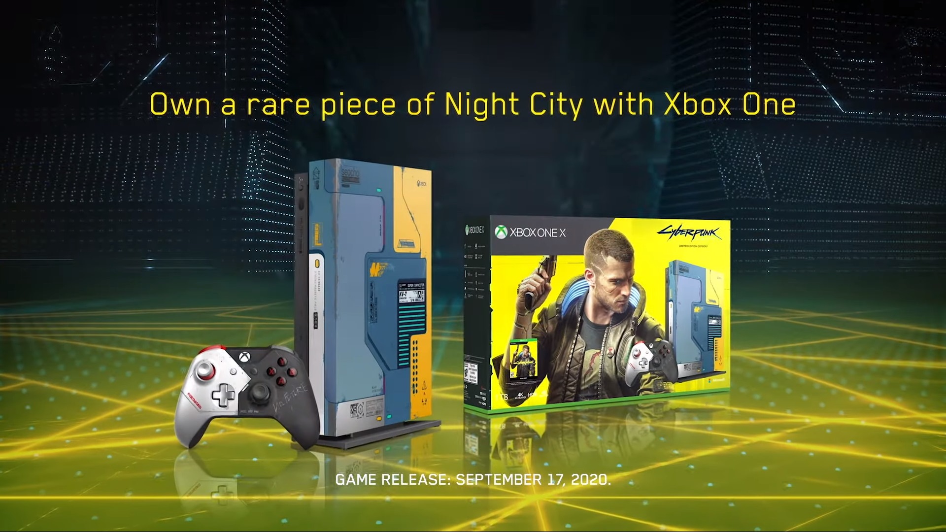 xbox one x cyberpunk 2077 limited edition pre order