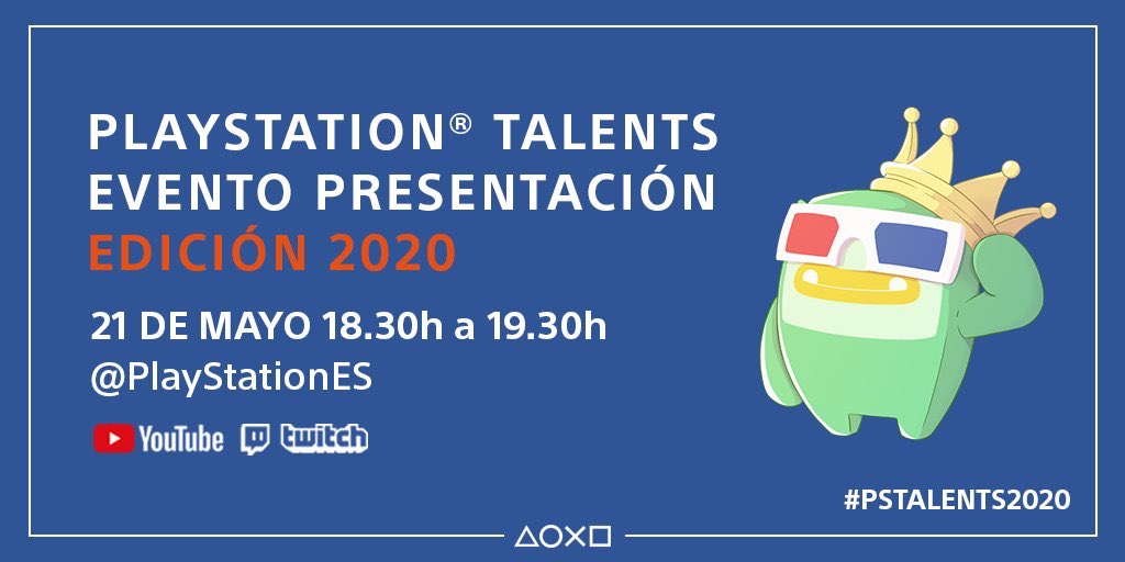 ¡No os podéis perder a las 18:30 los nuevos videojuegos que vienen de la mano de <a href="/PSTalents/">PlayStation Talents</a> y <a href="/PlayStationES/">PlayStation España</a>! #PSTALENTS2020