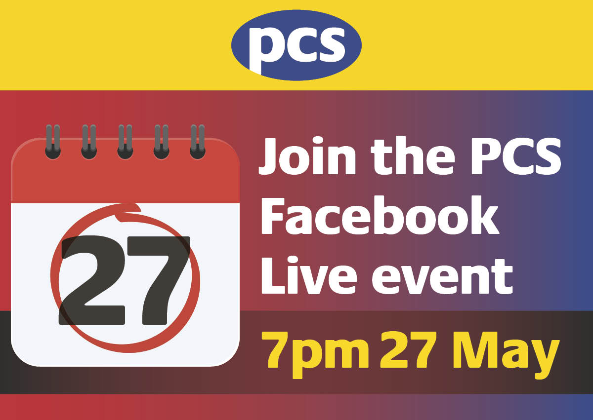 pcs_union's tweet photo. Our next Facebook live event is at 7️⃣pm tomorrow (2️⃣7️⃣), so send 📱💻 in your questions ❓ and tune into our Facebook page on the night. https://t.co/C7kBC4IJ8S https://t.co/OX0aYpkmJV