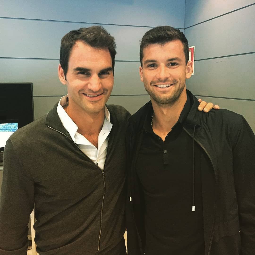 Again we can say that NK was right: Roger and Grigor suffered a lot, during the week of the Laver Cup 2018, to cheer on each other! Luckily it is only one weekend a year