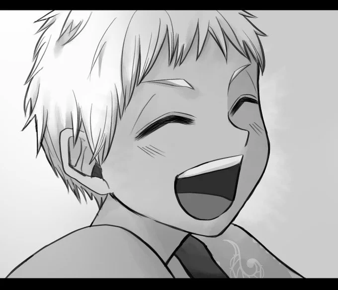 進捗!進捗!
3/8P…あと5P〜〜
全開笑顔の子カリムくん☀️ 