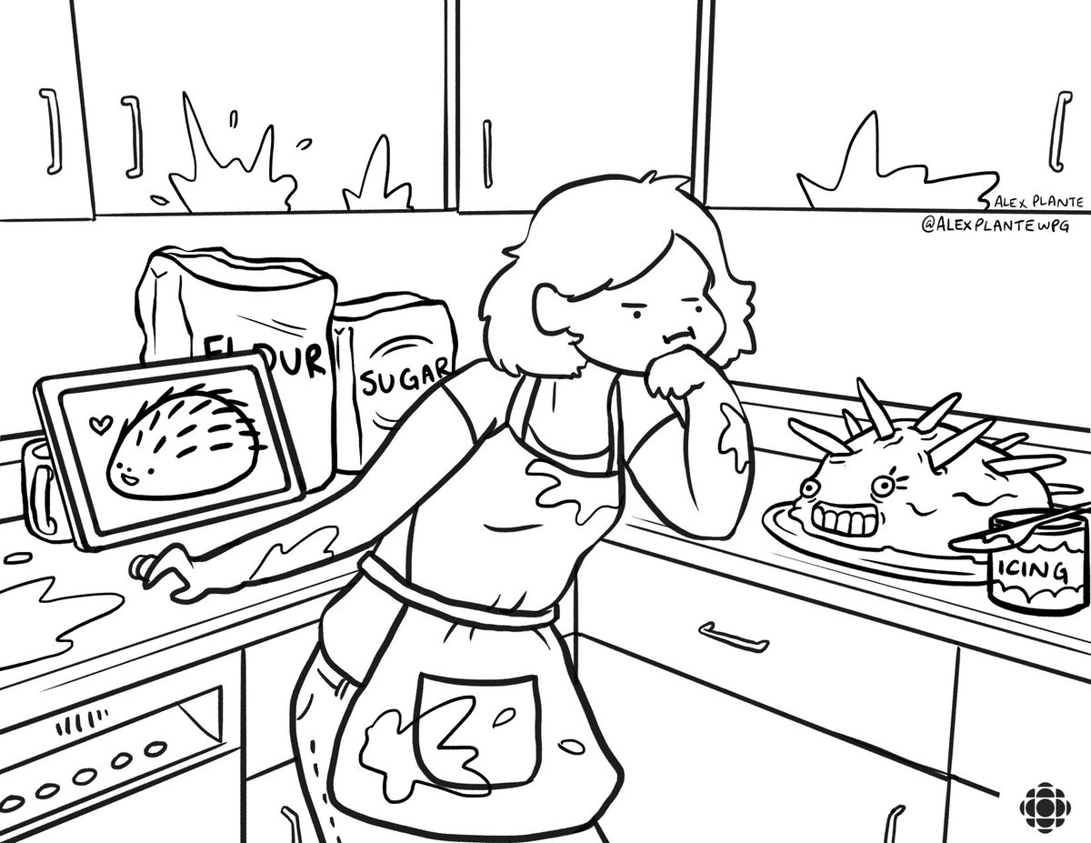 Need a quick stress break? Winnipeg artist @alexplantewpg, best known for her whimsical, charming and fun illustrations that capture the life and lives of the people in our province, created these colouring pages for CBC Manitoba just in time for the weekend.

“Nailed it”