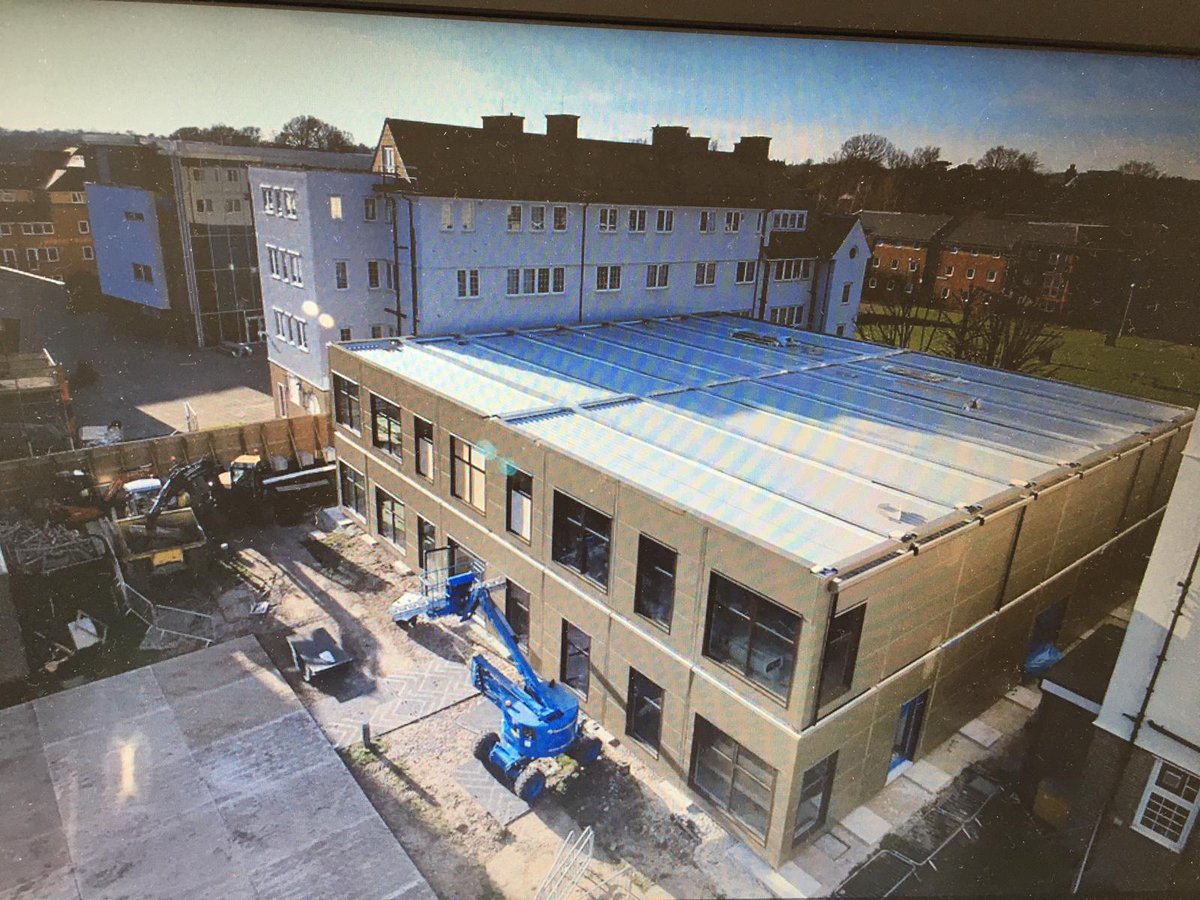 How exciting, it looks like our new library on the Southwood site is really taking shape!