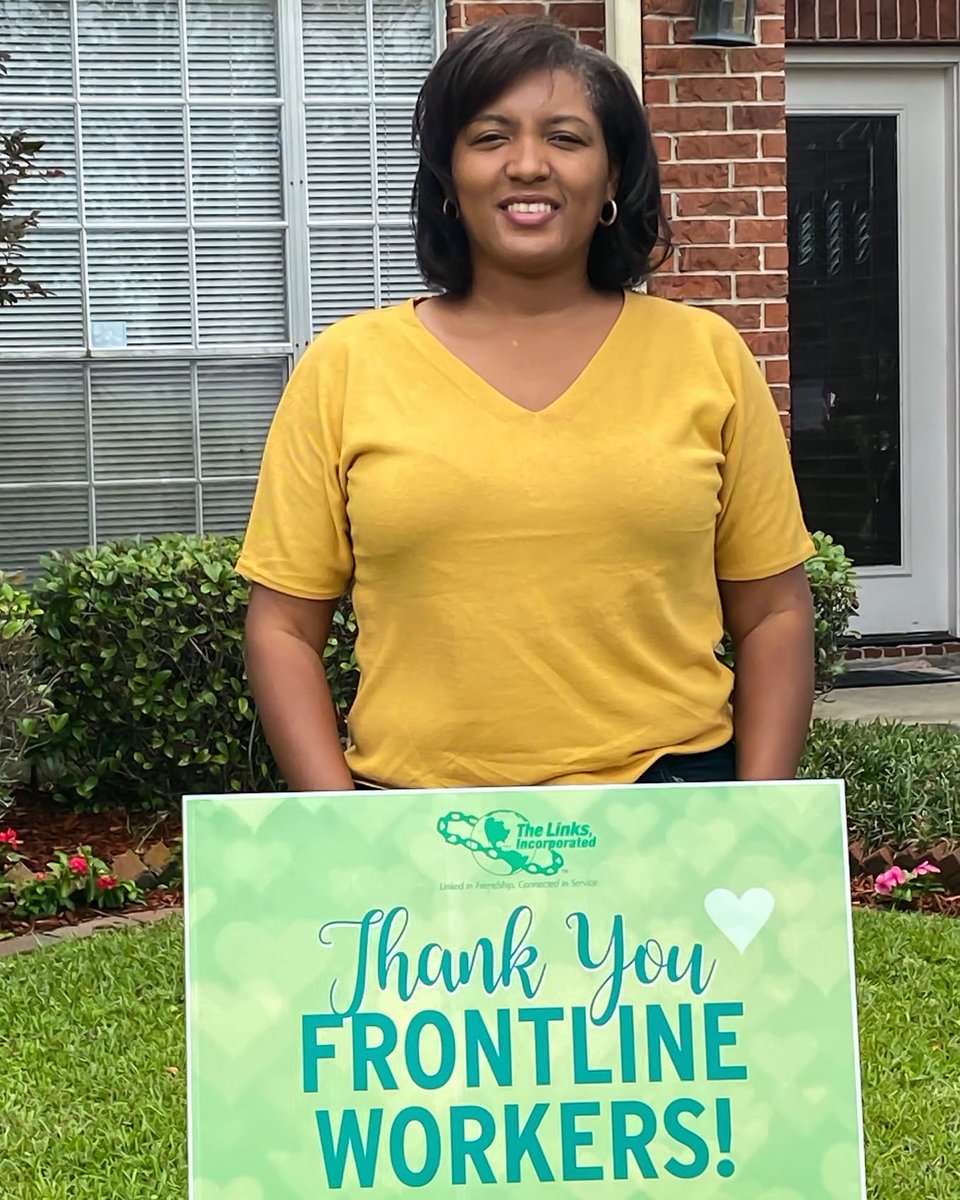 PCLinksInc's tweet photo. Spotted! We are praying for all of our frontline workers! @salinksinc @LouisianaLinks @linksinc @NOEHospital @LCMCHealth #COVID #COVID2019 #LinksShowLove #LinkedinService #collectiveexcellence https://t.co/kz2wK1JhXt