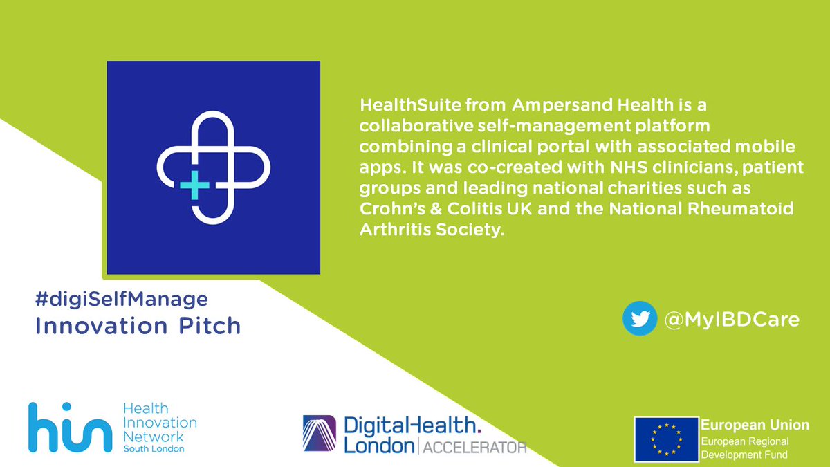 HINSouthLondon's tweet photo. 10 innovators pitched their digital solutions at today’s “Empowering Patients to Self-Manage” webinar, including @MyIBDCare Read below to find out more about their #innovation for #digiselfmanage. https://t.co/JP4SVrnryR