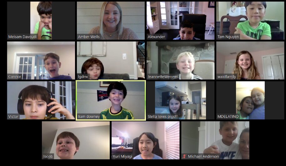teach_wells's tweet photo. Who would’ve thought this is how we’d end our year together? So thankful for this group of kiddos who have taught me so much this year. It made my entire week seeing them! I love them BEARY much!!! ❤️🐻💙 https://t.co/d9PQ0yRR2w