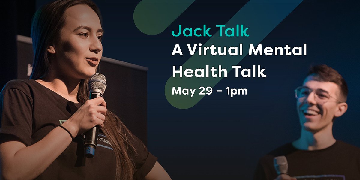 OakvilleLibrary's tweet photo. On May 29, let’s get together and talk about youth mental health. Check out the Virtual Jack Talk hosted by @jackdotorg then join us for a discussion with @cmhahalton and @HIPinfoOnline who will be highlighting local youth resources that are available https://t.co/pFhxduEnJx https://t.co/GhHTRQYET0