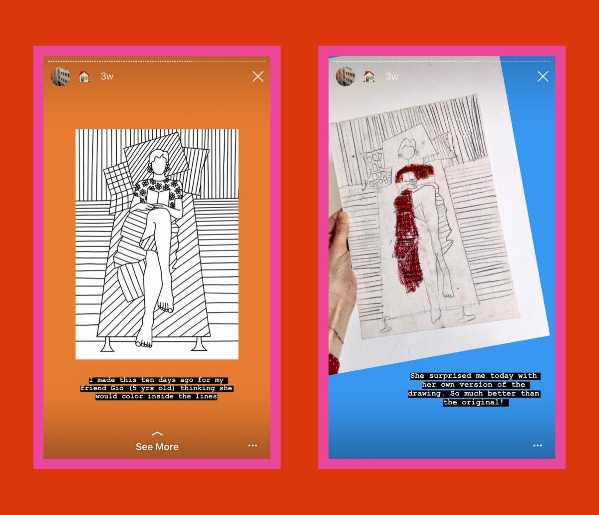 AIGAeyeondesign's tweet photo. Illustrator @olimpiazagnoli is using social media to share how she hopes to use this moment to reflect and fuel future creativity > https://t.co/BVP8Jzs5Cc https://t.co/ADad45Fcak