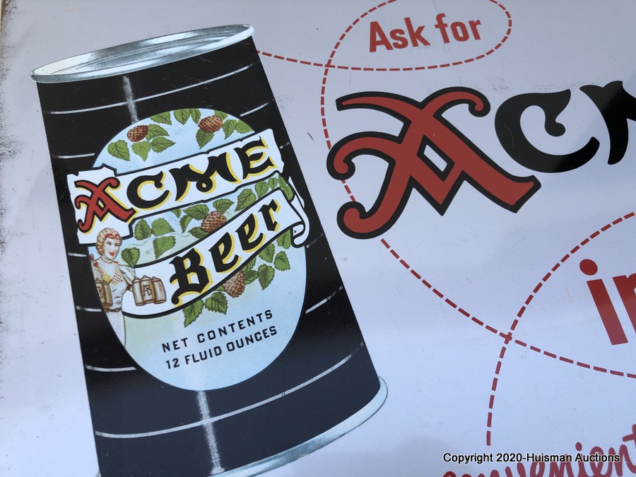 huismanauction's tweet image. 📣Featured Item! Lot # 0102: 1940'S ACME BEER SIGN 👉Find it here zcu.io/jUsz #beersign #acmebeer #mancave #craftbeer #barsign #beer  #oldsigns #homebar  #happyhour