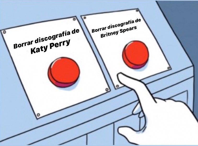 davidmadnesss's tweet photo. ¿Que haríais?

Rt -> Katy
Fav -> Britney https://t.co/KLAhAdzY1W