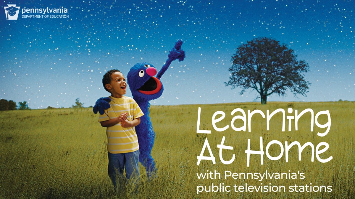 PADeptofEd's tweet photo. Pennsylvania’s public 📺 stations are helping kids continue to learn while staying safe at home through the #LearningAtHome initiative! 

Explore this opportunity: https://t.co/8v6G4CS4JP

Thank you, @WITF + @PBS39Channel + @WVIATVFM + @WQLN + @WPSU + @whyy + @wqed https://t.co/JRQxsU16Bj
