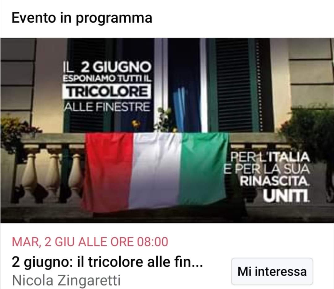 SotterraneiPop's tweet image. Va bene, continuiamo così, facciamoci del male. (cut) #2giugno #Zingaretti #topica #tricolore #allarovescia