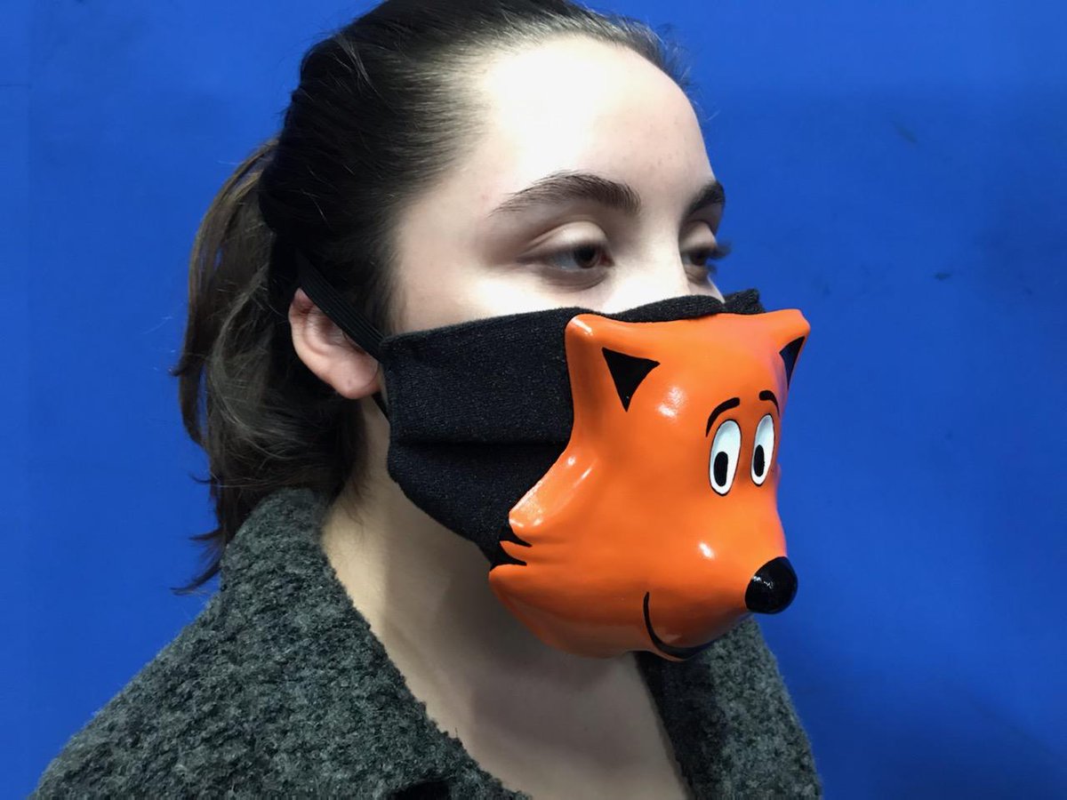 CoolCatlovesyou's tweet photo. Would you like a COOL CAT Coronavirus Face Mask?  They’re $25 and the Cool Cat Head is velcroed to the cloth mask so it can removed and mask can be washed.  I have to order many at a time, so comment below if you want a Pre-sales order. https://t.co/ZOwMvBxTxX