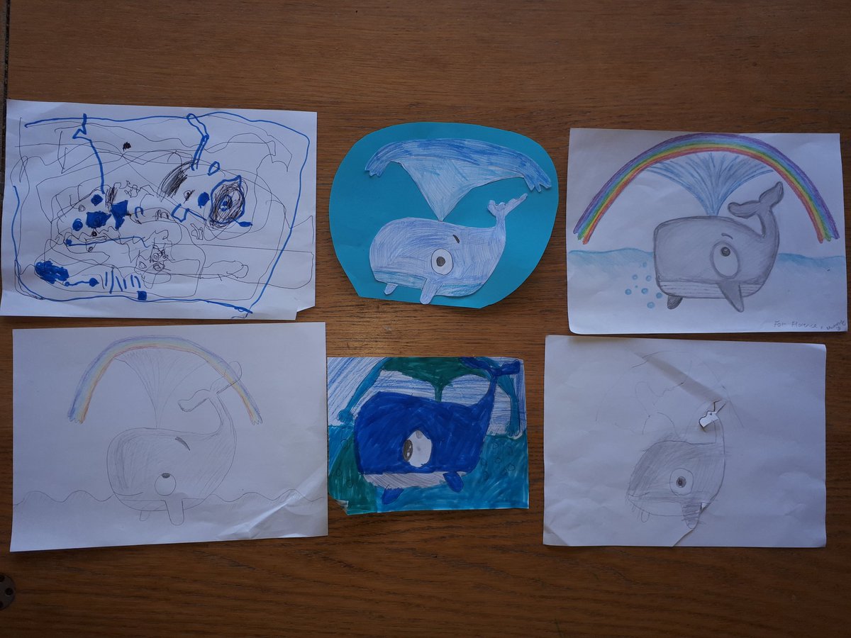 gimpicus697's tweet photo. #DrawWithRob #ArtWorldRecords our family's efforts (aged 4,6,8,10,38,40yo) https://t.co/R9ea8328ta