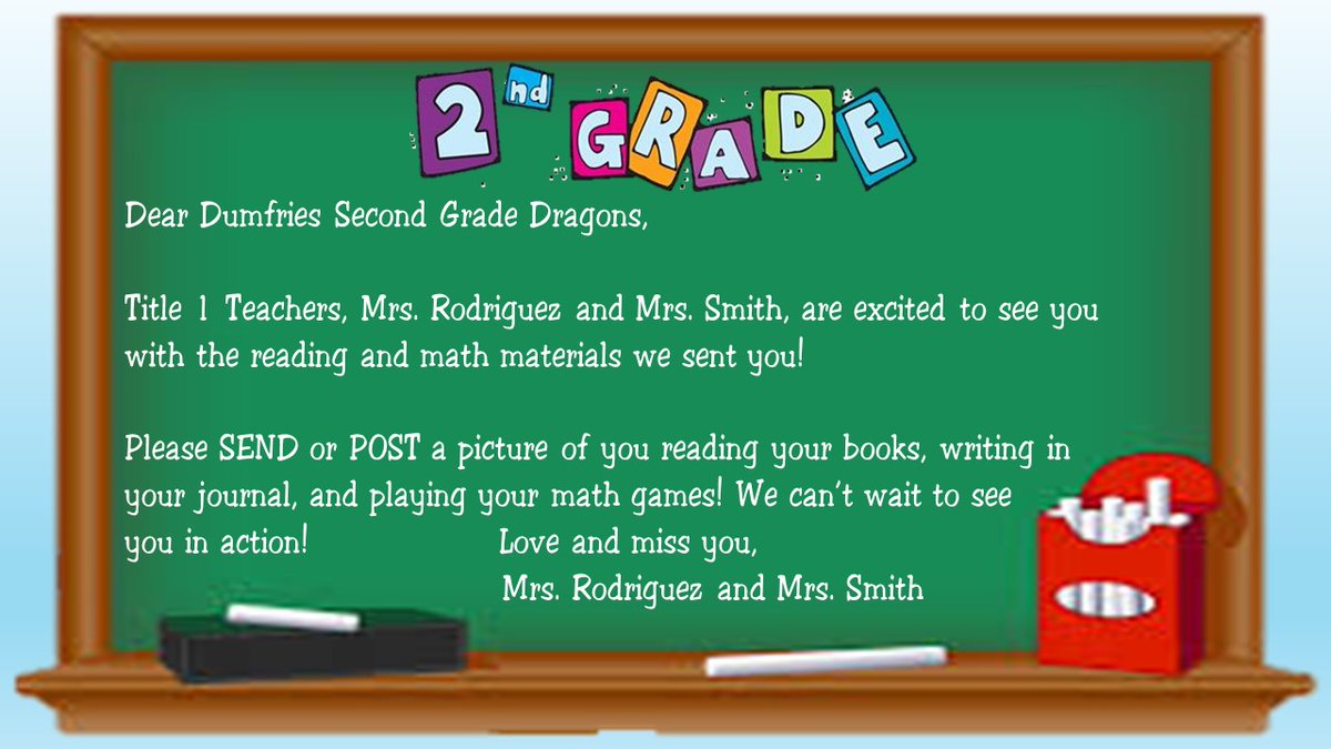 LynnSmi36266459's tweet photo. Email me at smithlm1@pwcs.edu. I'd love to hear from you.β₯οΈ @DumfriesES #determindeddragons @positivelypwcs @AnitaMagrath @XMcFadden713 https://t.co/j5Mq9ieVLO