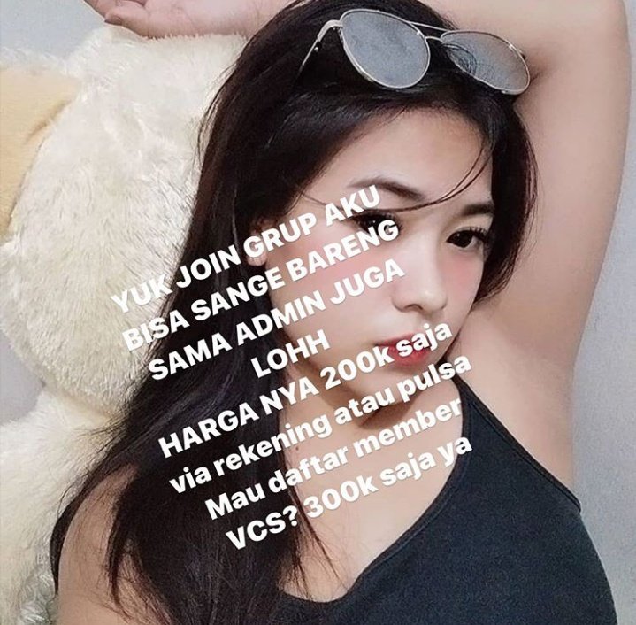 AndraAprilia5's tweet photo. Open Vcs Sampe Crot Full Face
Untuk Yang serius info WA 081380894089
Yu order SLOTTER HANYA 5 PELANGGAN SAJA💕❤
#vcscolmek 
#vcsbugil 
#vcs_berbayar 
#vcshot 
#vcswhatapps 
#vcsange 
#vcswa 
#vcsberbaya 
#vcscroot 
#vcsjilbab 
#trustedvcs 
#TrustedBisyar 
#REALVCS 
#RealAngels https://t.co/IJtUcT059y