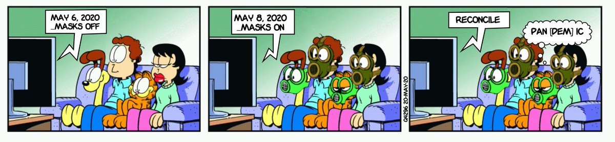 Q Drops as Garfield stripsQ4296 20 May 2020