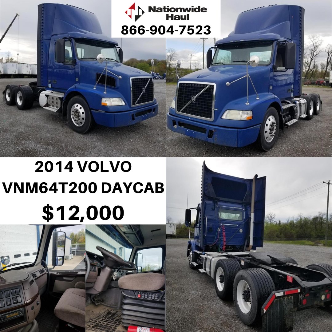Ready to start hauling? Get your Volvo day cab and learn more here ow.ly/nuVU50zwiQu

#SemiTruck #SemiTrucks #SemiTrucksForSale  #SemiTruckForSale  #BigRig #Kenworth #Truck  #SemiTractor #SemiTruckLife #SemiTruck  #Volvo  #SemiTrucking #Trucking #instatrucks #instatrucker