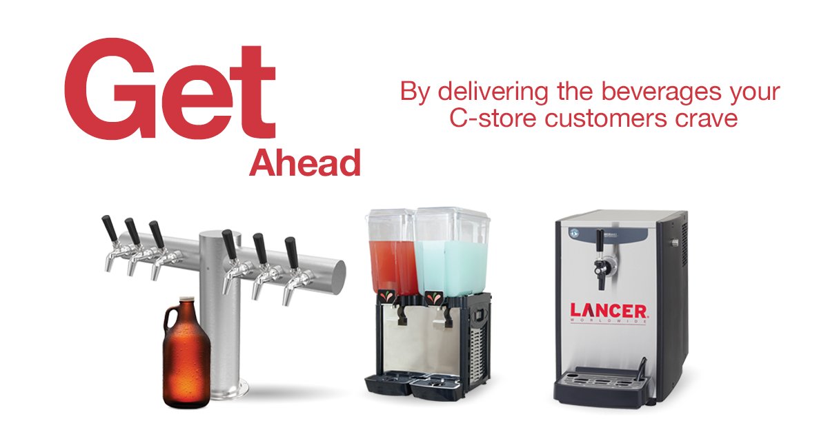 LancerCorp's tweet photo. Our industry-leading suite of convenience store dispensers gives you a wider product range with unmatched quality.  Let our experts help you deliver the beverages your customers crave at https://t.co/zxFiyIKXho #ConvenienceStore #Dispensing #NextGenBevExperience https://t.co/uxubhFajPh