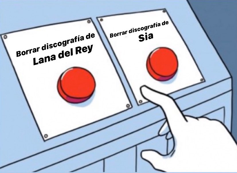 davidmadnesss's tweet photo. ¿Que haríais?

Rt -> Lana del Rey 
Fav -> Sia https://t.co/ltVGjUqGTC