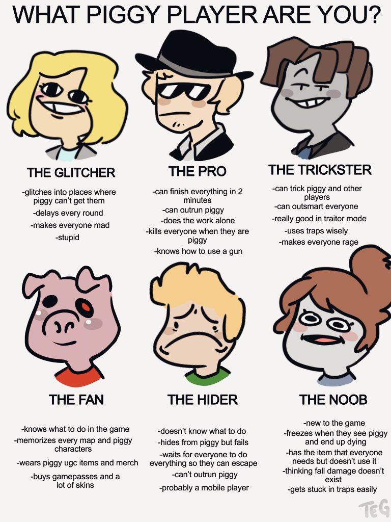Richard Reo On Twitter What Piggy Player Are You - roblox piggy characters and names