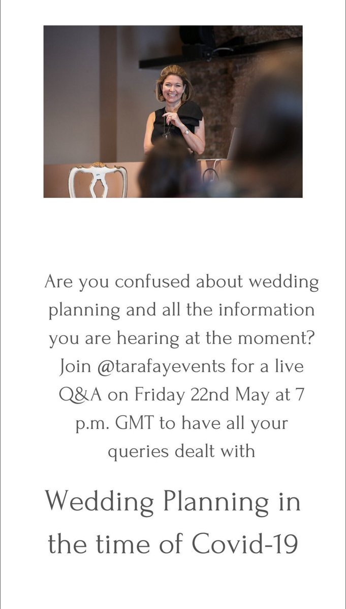 tarafayevents's tweet photo. I don’t have all the answers but at least I can clarify what is the correct information. Join me for instagram live tomorrow at 7pm https://t.co/KfJAccxERz