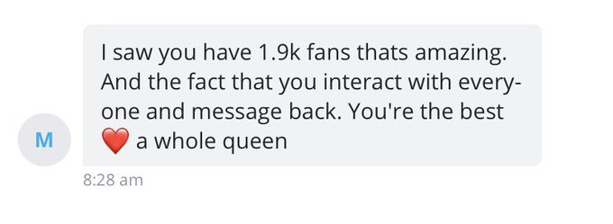 im gonna start sharing all my onlyf*ns feedback, i always forget to screenshot! 💘 https://t.co/Y4NiG
