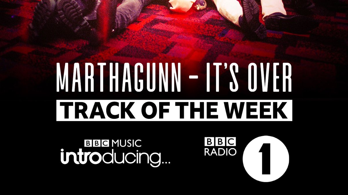 MarthaGunn (@marthagunn) on Twitter photo Over the moon excited to say that our new single ‘It’s Over’ has been chosen as BBC Radio 1’s/Introducing ‘Track Of The Week’.
Huge love to @MelitaRadio & <a href="/BBCIntroSouth/">BBC Music Introducing The South</a> for the support and <a href="/BBCR1/">BBC Radio 1</a> for choosing our song.
Gonna celebrate in style by staying in. 🖤 Over the moon excited to say that our new single ‘It’s Over’ has been chosen as BBC Radio 1’s/Introducing ‘Track Of The Week’.
Huge love to @MelitaRadio & <a href="/BBCIntroSouth/">BBC Music Introducing The South</a> for the support and <a href="/BBCR1/">BBC Radio 1</a> for choosing our song.
Gonna celebrate in style by staying in. 🖤