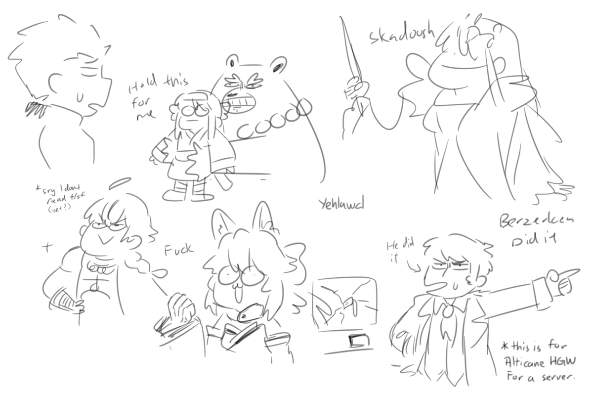 Tonights shitty doodles and quick request from my friends for taking a break 