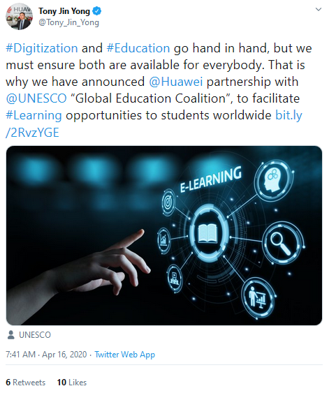 April 30 2020: Thunberg resurrected in order to promote " #digitalization for all" as the  #FourthIndustrialRevolution brings civil society into it's fold. Partnering with  #UNICEF (UN/ #WEF) "Access to  #digital  #education" is prioritized over nutrition, water, & sanitation.  #4IR