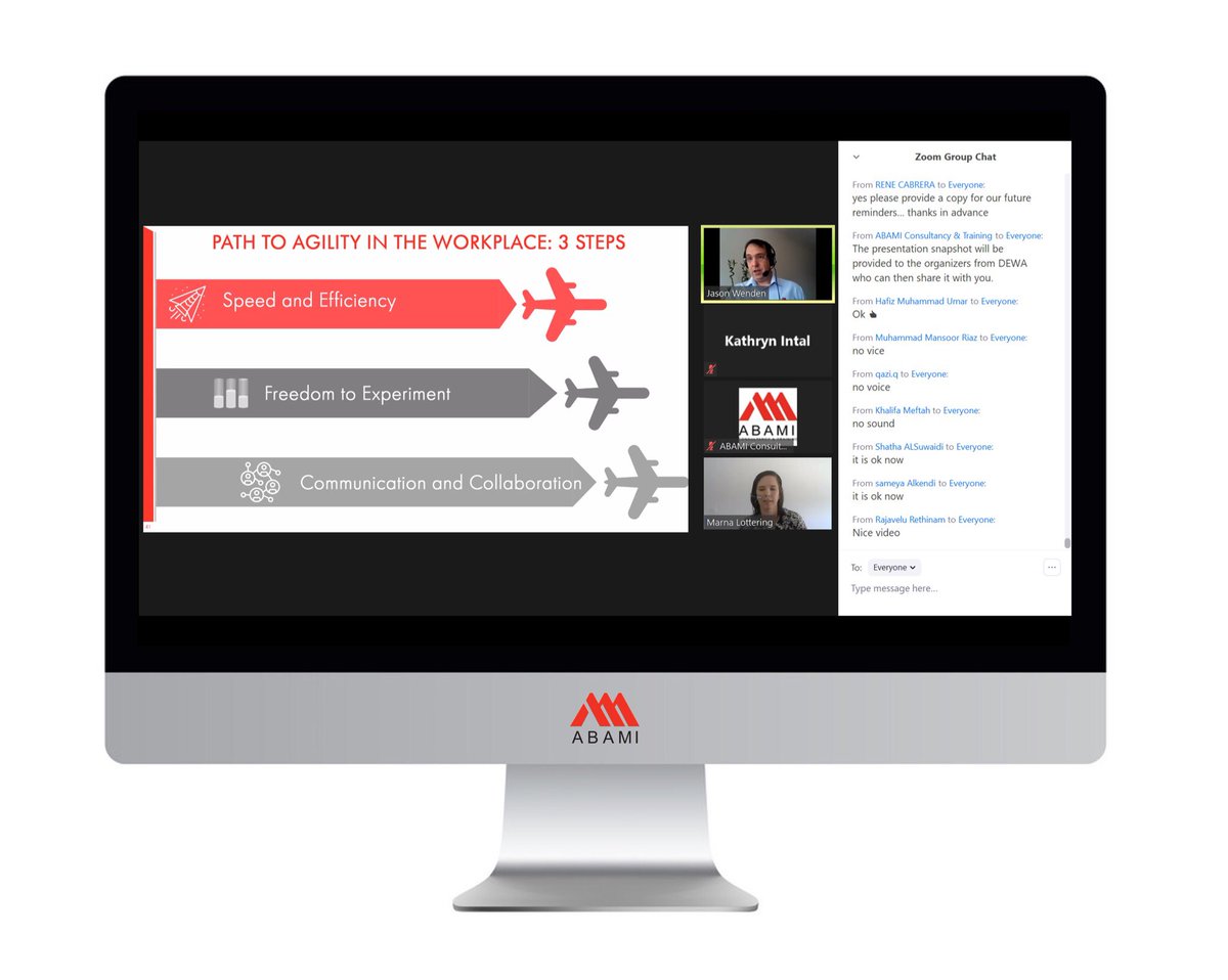 MyABAMI's tweet image. &quot;Shifting Mindsets with Covid19&quot; -  An interactive webinar in three parts, delivered to 150 participants, covering some key contemporary subjects: #EmbracingFear and #MaintainingFocus, Building an #AgileMindset, and #Resilience in Relationships.

abami.org/abamiuae/our-s…