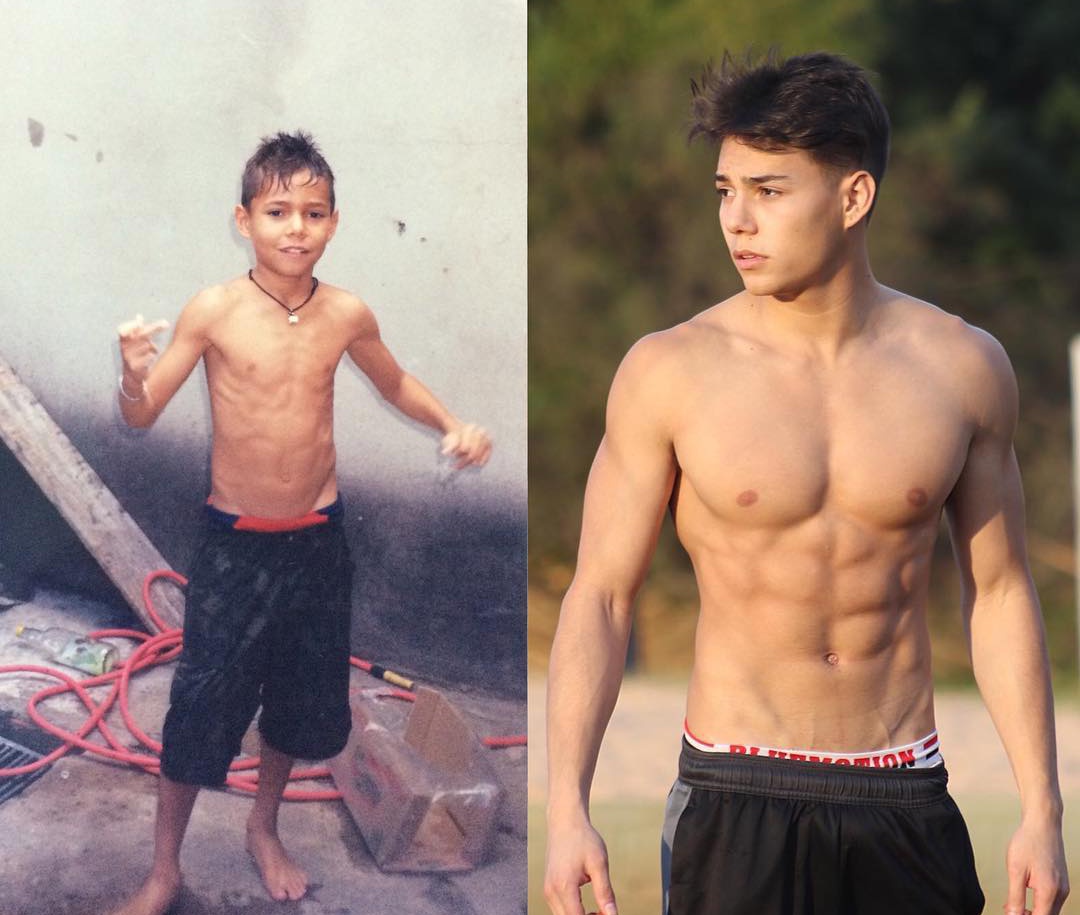 George_alfero's tweet image. From "zero" to "hero"🤙💪♥️
 See how i look when i was young 😂😂😂😂