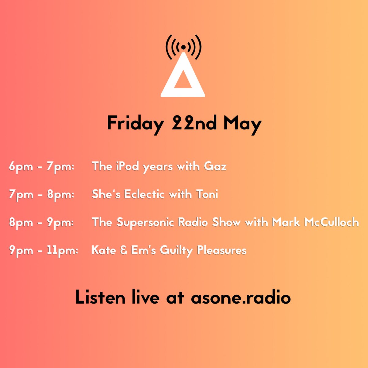 As One Radio tweet media