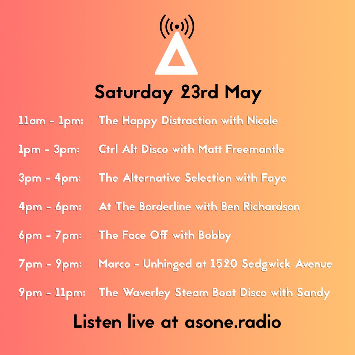 As One Radio tweet media