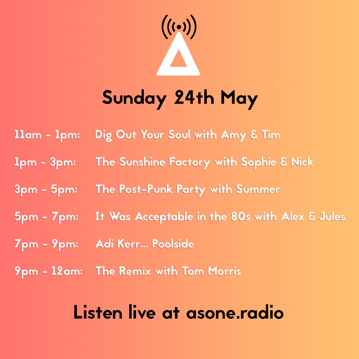 As One Radio tweet media