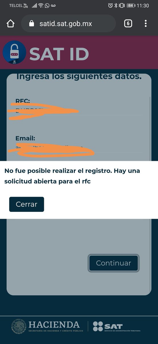0artur007's tweet photo. @SATMX cuanto tiempo tengo que esperar para que me manden mi contraseña, ya va más de una semana y nada, ni a mi correo y a mi número personal y no me deja iniciar otra solicitud
Saludos https://t.co/kjEddYQVjT
