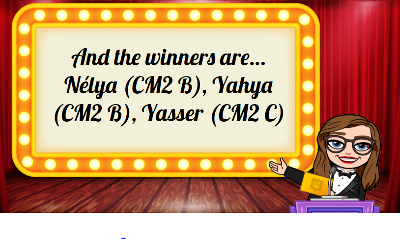 DaudetEnglish's tweet photo. Well done CM2s! https://t.co/ZoSzqtssaY