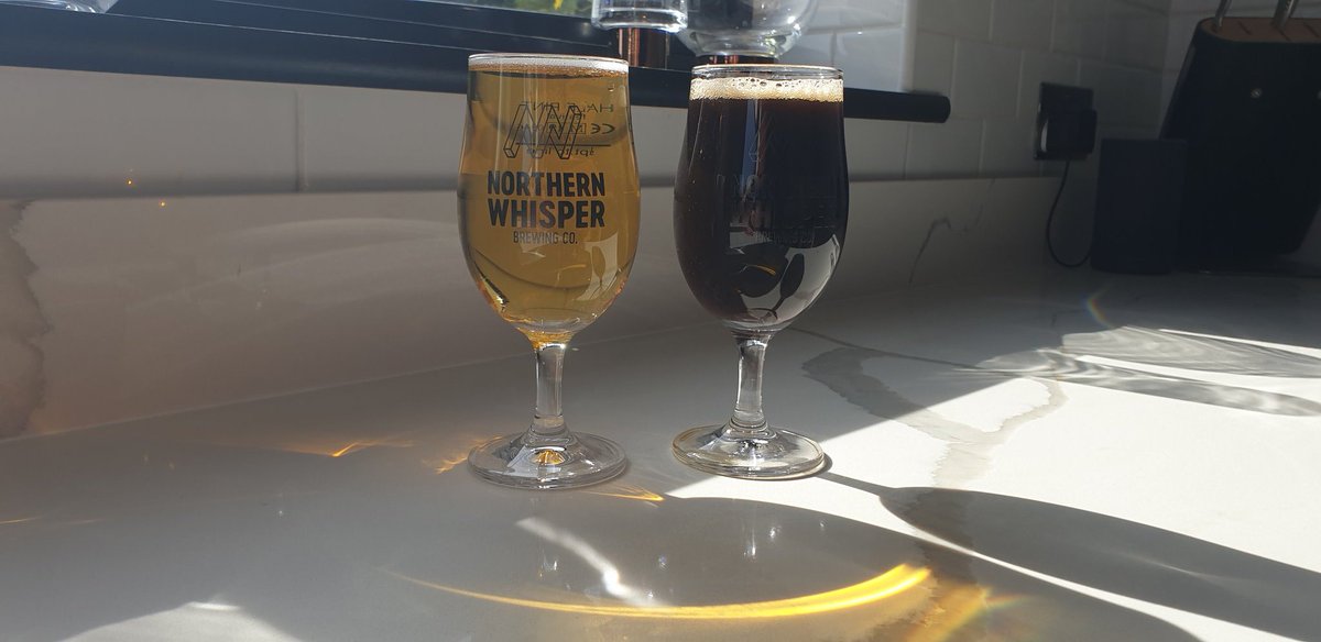 A beer or two from Northern Whisper, perfect end to the day.
Cant wait to pop into the new bar in Rammy when they open.