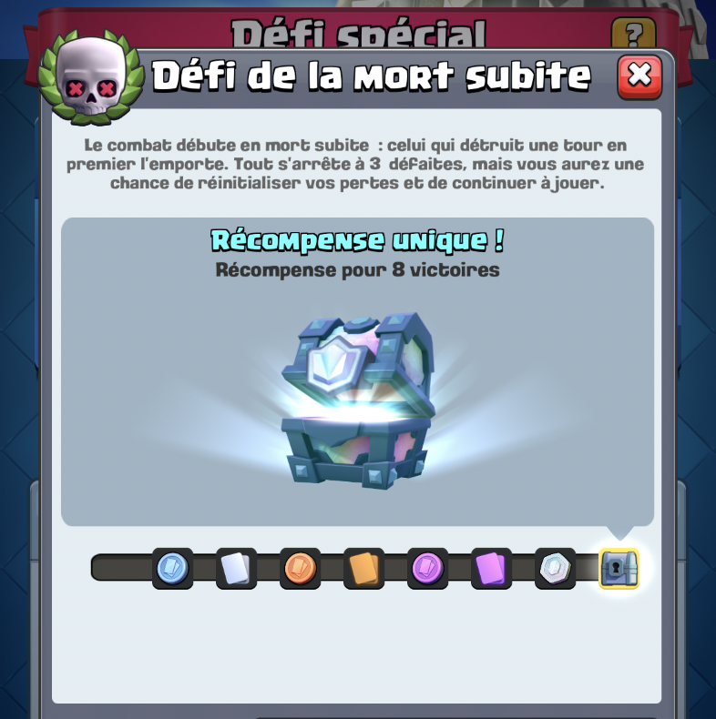 clash royale fr on twitter un croche doigt peut vous etre fatal dans ce defi de la mort subite terrassez vos adversaires et debloquez les recompenses quel est votre deck favori