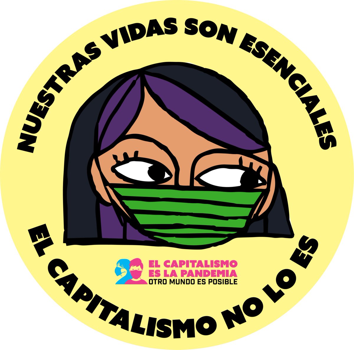 OP_ASL's tweet photo. Nuestras vidas son esenciales, el capitalismo no lo es 🗣️

#CapitalismoEsPandemia https://t.co/umZRY2LTwO