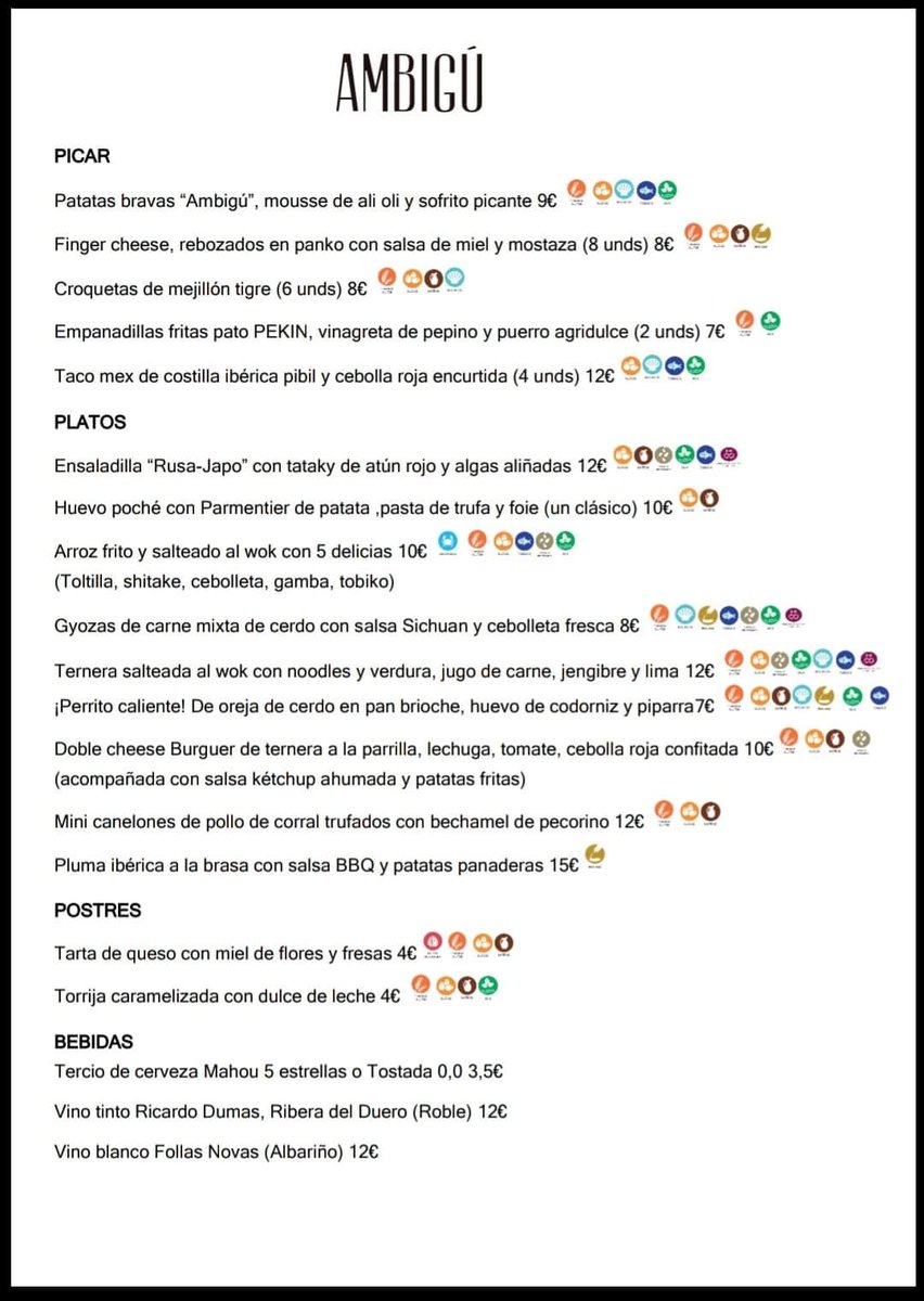 ambigualcala's tweet photo. Carta #ambiguToGo 
Haz tu pedido por teléfono o por #justeat para recoger o a domicilio. 
@JustEat_es https://t.co/M8ATp0eO0D