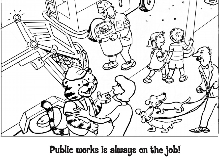 CityofMooseJaw's tweet photo. Colouring activities for the kids and a celebration of #PublicWorksWeek all on one page. Check it out and your kids could win a prize! https://t.co/ukOpw1LJiL @SPWAChapter @APWATweets #NPWW2020 https://t.co/TKyXPg0sok
