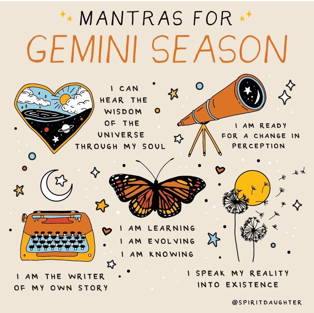 The Air element of Gemini moves quickly!
Lunar practices provide grounding and will allow you to fully utilise the power of Gemini to make decisions, integrate new information, and shift your perspective.

Join me for a special New Moon Yin Yoga &amp; Somatics class this Sat 2 - 4pm