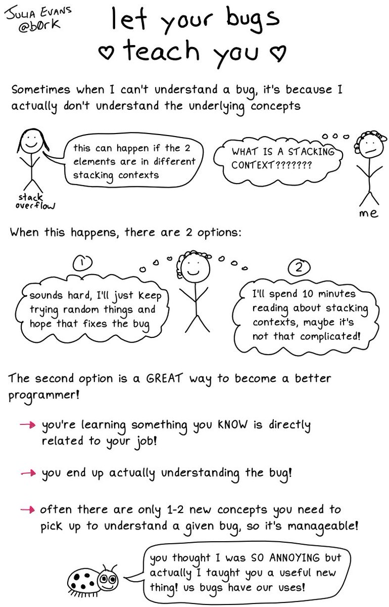 let your bugs teach you